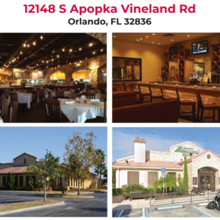 Prime Restaurant Space Available for Lease Former Macaroni Grill